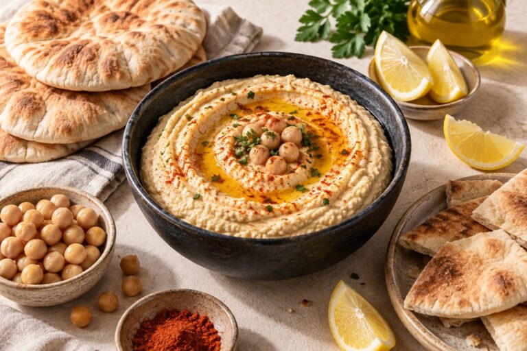 Delizioso hummus di ceci fatto in casa: la ricetta perfetta per un antipasto sano e gustoso